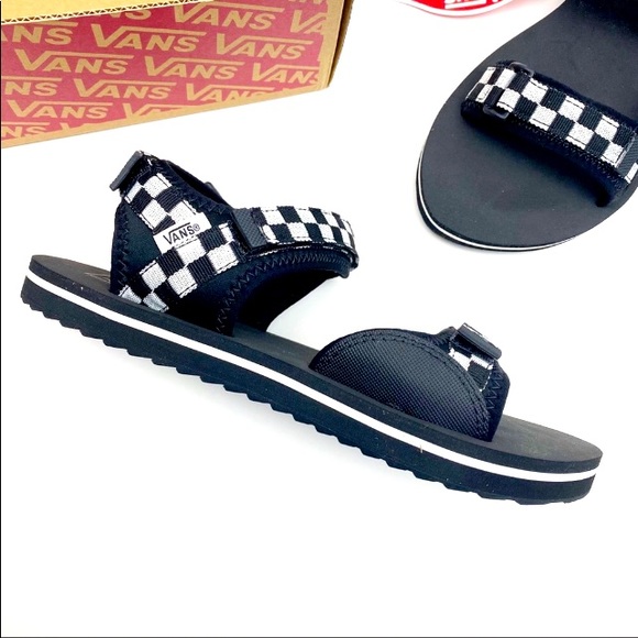 VANS Tri-Lock Check Print Sandals - Picture 5 of 12